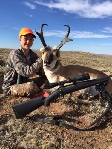 Gage Porter with his 2015 Antelope